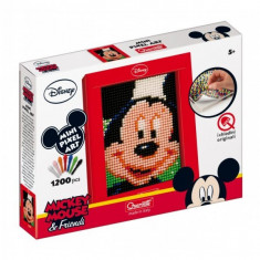 Joc Creativ Mini Pixel Art Quercetti Tablou Mickey Mouse 1200 Piese foto