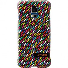 Husa Protectie Spate Anymode FABP010KA3 Rain Drop Multicolor pentru Samsung Galaxy S5 Mini foto