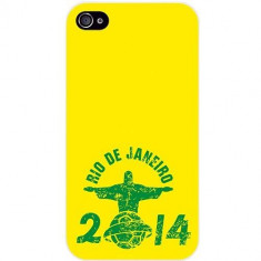 Husa Protectie Spate Muvit 92027 Brazil Rio 2014 Drawing pentru Apple iPhone 4 / 4S foto