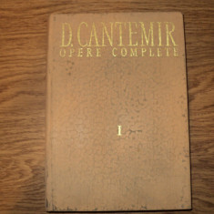 Dimitrie Cantemir - DIVANUL ( opere complete I ) -- text bilingv roman- grec