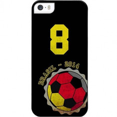 Husa Protectie Spate Muvit 92024 Brasil 2014 Soccer Jersey Germany 8 neagra pentru Apple iPhone 5 / 5S foto