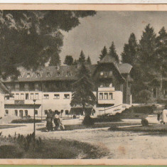 bnk cp Borsec - Pavilionul Central - Baile calde - uzata 1958