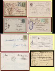 1882-1920 Colectie 31 circulatii postale in Bucovina inainte si dupa Marea Unire foto