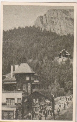 bnk cp Lacul Rosu (Ghilcos) - Vedere - circulata 1956 foto