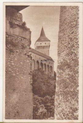 bnk cp Hunedoara - Castelul Corvinilor - circulata 1957 foto