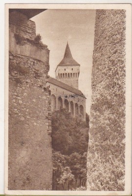 bnk cp Hunedoara - Castelul Corvinilor - circulata 1957 foto