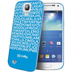 Husa Protectie Spate Celly Clove332Bl Hidden Message albastra pentru Samsung Galaxy S4 Mini I9190 foto