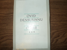 Ovid Densusianu -Opere Vol.3, Editie Critica Si Comentarii De Valeriu Rusu foto