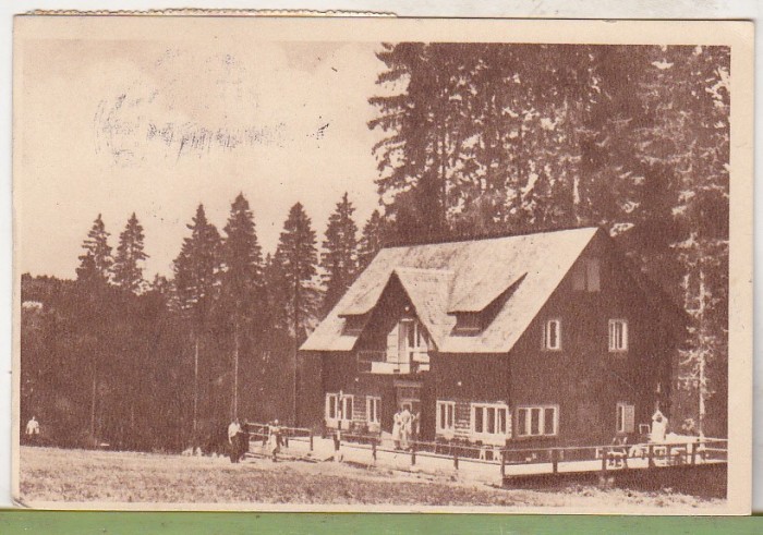 bnk cp Predeal - Cabana Clabucetul Taurului - circulata 1954