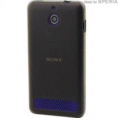 Husa Protectie Spate Muvit 87096 Minigel Case transparenta pentru Sony Xperia E1 foto