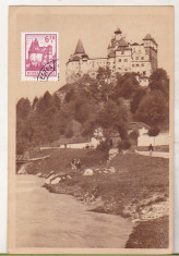 bnk cp Bran - Castelul - uzata 1957 foto