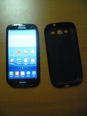 Samsung Galaxy S3 i9300 negru, necodat, aspect si functionare ireprosabila. foto