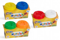 Set 2 Borcanele Plastilina Cu Sablon Pe Capac foto