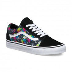 Shoes Vans Old Skool Rainbow Floral Black/True White foto