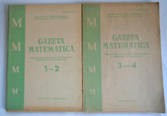 Gazeta matematica - perfectionare in matematica si informatica 1984 (4 numere) foto
