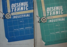 DESEN TEHNIC INDUSTRIAL,2 VOL.-AUREL ZANESCU,BUC.1958 foto