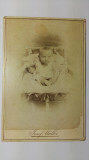 FOTOGRFIE VECHE DE CABINET - COPIL - ANII 1800 - FORMAT 16 X 11 CM