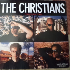 The Christians forgotten Town 1987 disc maxi single 12" vinyl muzica pop VG+