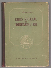 (C6867) S.I. NOVOSELOV- CURS SPECIAL DE TRIGONOMETRIE foto