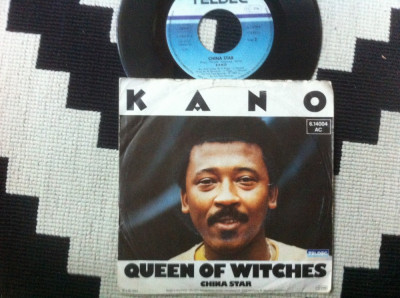 Kano &amp;lrm;Queen Of Witches / China Star 1983 disc single 7&amp;quot; vinyl muzica italo disco italo pop dance teldec records germany VG+ foto