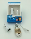 Incarcator auto DUAL USB Samsung I9500 Galaxy S4, De masina