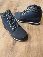 Ghete barbat TIMBERLAND originale piele nubuck bleumarin 41 foto