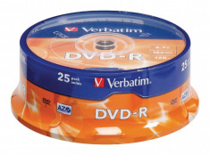 Set 25 DVD-R Verbatim 4.7Gb 16x foto