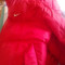 haina de iarna Nike original folosita culoare rosu dama