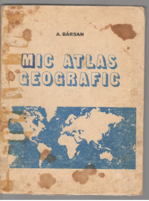 (C6863) A. BARSAN - MIC ATLAS GEOGRAFIC foto