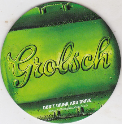 Suport de pahar / Biscuite GROLSCH foto