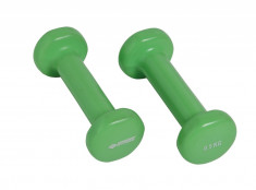 Set 2 Gantere, Schildkrot Fitness, Viny,l Verde, 2 x 0.5 kg Schildkrot Fitness foto