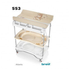 Masuta pentru spalat si infasat Atlantis 553 (Bej) Brevi foto