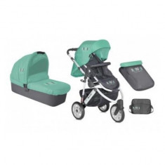 Carucior 2 in 1 Monza Grey &amp;amp; Green Lorelli foto