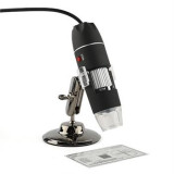 Microscop USB ( 1000X sau 1600X ) digital electronica, iluminare 8 LED, NOU !