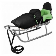 Sanie Rider cu Sac de dormit Speedy Verde Baby Dreams foto