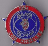 Insigna Auto, Saab Scania 1984 Los Angeles