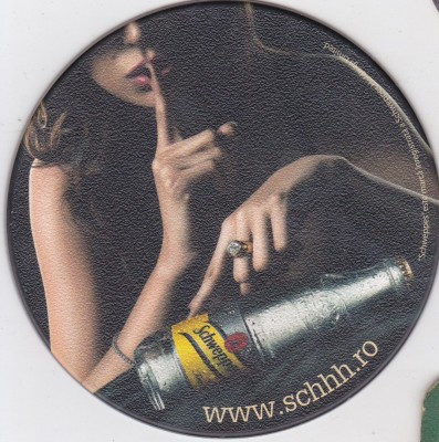 Suport de pahar / Biscuite SCHWEPPES foto