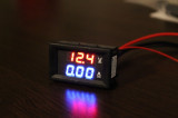Voltampermetru (voltmetru ampermetru) de panou 100V-10A (sau 100A) digital LED !