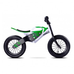 Bicicleta din lemn fara pedale Enduro Green Toyz foto