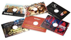 Set 100 business CD card printabile 62x86 mm foto