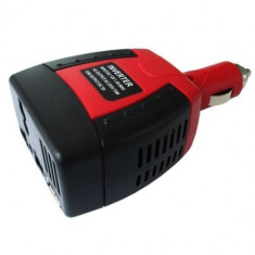 Invertor 60W Pilot, 12V-220V foto