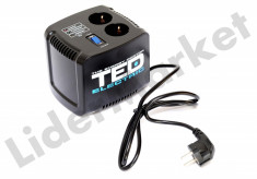 Stabilizator de tensiune TED Electric 500VA Servomotor foto