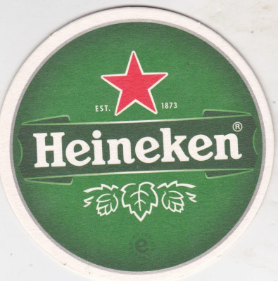 Suport de pahar / Biscuite HEINEKEN foto