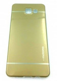 Toc Jelly Case MOTOMO Samsung Galaxy A3 (2016) GOLD, Negru, Silicon