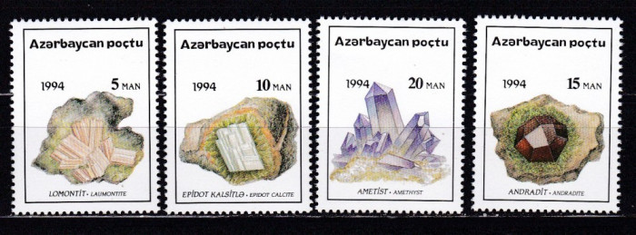 Azerbaijan 1994 minerale MI 136-139 MNH w37