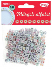 Margele decorative alfabet foto