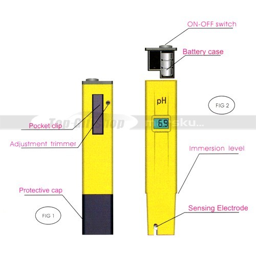 TESTER PH metru APA, PH metru ATC ( apa baut, acvariu, piscina ), DIGITAL !