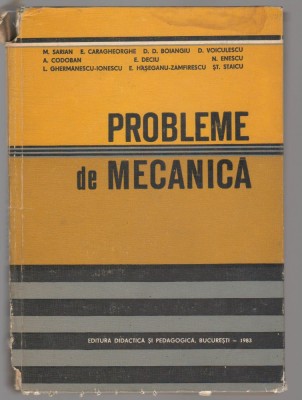 (C6858) M. SARIAN - PROBLEME DE MECANICA foto