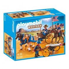 Trasura si calaret Western Playmobil foto