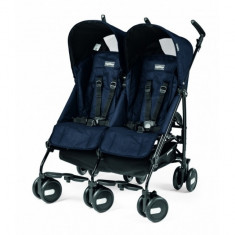 Carucior gemeni Pliko Mini Twin ModNavy Peg Perego foto